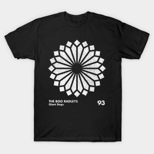 Boo Radleys - Giant Steps / Minimal Graphic Design Tribute T-Shirt